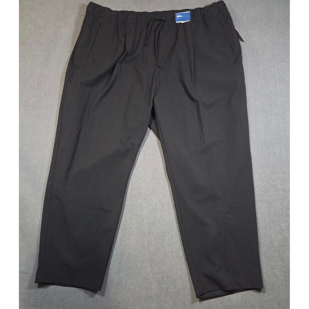 Old Navy Billie Ankle Pants Womens 2X Black High Rise Comfort Waistband NWT